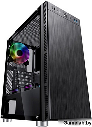 Корпус Accord 3407 черный без БП ATX 2xUSB2.0 2xUSB3.0 audio bott PSU