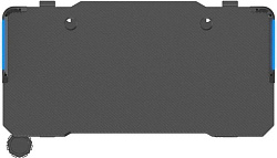 Стол для компьютера Cactus подъёмный столешница МДФ карбон каркас черный (CS-ED-GBK)