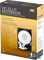 Жесткий диск Western Digital HDD 2.5" SATA-III  1000GB Blue WD10SPZX  5400RPM  128Mb buffer 7mm (WD1
