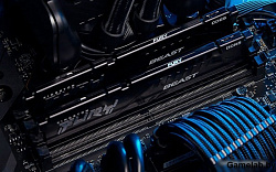 Оперативная память Kingston DRAM 32GB  5600MT/s DDR5 CL40 DIMM FURY Beast  Black EAN: 740617326567 K