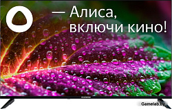 Телевизор LED Starwind 50" SW-LED50UG403 Яндекс.ТВ Frameless черный 4K Ultra HD 60Hz DVB-T DVB-T2 DV