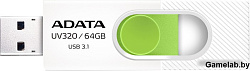 Флэш-накопитель 64GB AUV320-64G-RWHGN WH\GR ADATA