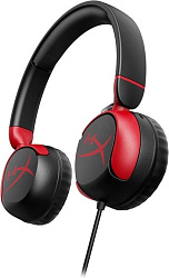 Наушники с микрофоном HyperX Cloud Mini черный/красный накладные оголовье (7G8F4AA)