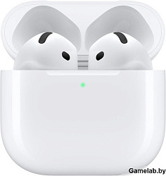 Гарнитура вкладыши Apple A3055,A3056,A3059 AirPods 4 ANC белый беспроводные bluetooth в ушной ракови