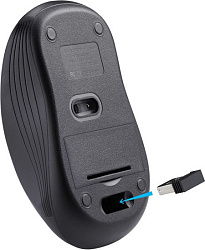 Мышка USB OPTICAL WRL BIT MB-205 BLACK 52205 DEFENDER