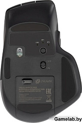 Мышь Оклик 503MW черный оптическая (2400dpi) silent беспроводная BT/Radio USB для ноутбука (6but)