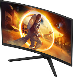 AOC Монитор 31.5" AOC CQ32G4VE Black (VA, изогнутый, 2560x1440, 180Hz, 0.5 ms, 178°/178°, 300 cd/m, 