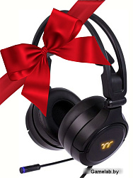 Наушники с микрофоном Thermaltake Riing Pro черный (GHT-RPR-DIECBK-29)