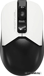 Мышь A4Tech Fstyler FG12S Panda белый/черный оптическая (1200dpi) silent беспроводная USB (3but)