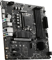 Материнская плата MSI PRO B760M-P Soc-1700 Intel B760 4xDDR5 mATX AC`97 8ch(7.1) GbLAN+VGA+HDMI+DP