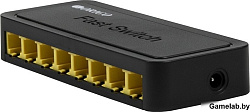 Коммутатор Origo OS1108 OS1108/A1A 8x100Мбит/с неуправляемый