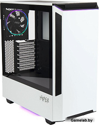 Корпус Hiper PW81 белый без БП ATX 3x120mm 2xUSB2.0 2xUSB3.0 audio bott PSU