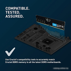 Crucial by Micron 32GB DDR5-5600 UDIMM (CT32G56C46U5) CL46 1.1V 1 Year Warrаnty