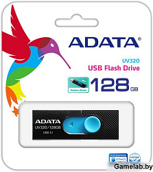 Флэш-накопитель 128GB AUV320-128G-RBKBL BL\BL ADATA