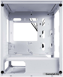 Корпус 1STPLAYER TRILOBITE T3-G White / mATX, TG / 4x 120mm LED fans inc. / T3-G-WH-4F1-W
