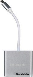 Telecom <TUC010> Кабель-адаптер USB-С -> HDMI+USB3.0+USB-C