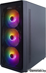 Корпус 1STPLAYER FD3 Black / ATX / 4x120mm LED fans inc. / FD3-BK-4F1