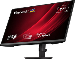 Монитор ViewSonic 27" VA2708-HDJ черный IPS LED 5ms 16:9 HDMI матовая HAS Piv 1000:1 250cd 178гр/178