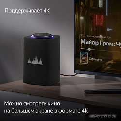 Яндекс Акустическая система Yandex Яндекс Станция Макс с Алисой, с Zigbee, графит/black