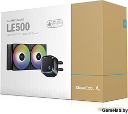 Система водяного охлаждения Deepcool LE500 Soc-AM5/AM4/1151/1200/1700 4-pin 18-33dB Al+Cu 220W 1238g