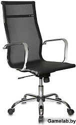 Кресло руководителя Бюрократ CH-993 черный M01 сетка крестовина металл хром