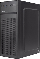 Корпус Digma DCC-MD301 черный без БП ATX 1x80mm 4x120mm 1xUSB2.0 1xUSB3.0 audio