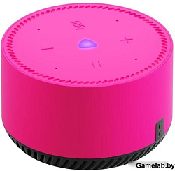 Умная колонка Yandex Станция Лайт Алиса розовый 5W 1.0 BT 10м (YNDX-00025N)