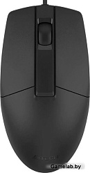 Мышь A4Tech OP-335S черный оптическая (1200dpi) silent USB (3but)