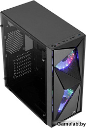Корпус Aerocool Glider Cosmo-G-BK-v1 черный без БП ATX 7x120mm 2xUSB2.0 1xUSB3.0 audio bott PSU