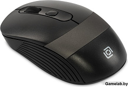 Мышь Оклик 310MW черный/серый оптическая (3200dpi) беспроводная USB для ноутбука (4but)
