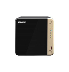 Сетевое хранилище NAS Qnap Original TS-464-8G 4-bay настольный Celeron N5095