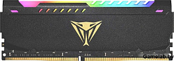 Память DDR4 16GB 3200MHz Patriot PVSR416G320C8 Viper Steel RGB RTL Gaming PC4-25600 CL18 DIMM 288-pi