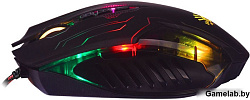 Мышь A4 Bloody Q51 черный/рисунок оптическая (3200dpi) USB игровая (8but)