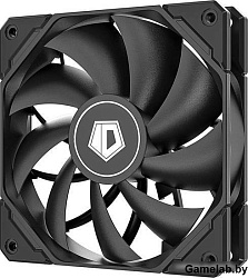 Вентилятор ID-COOLING TF-12025-PRO BLACK 120x120x25мм (60шт./кор, PWM, резиновые углы, черный, 700-1