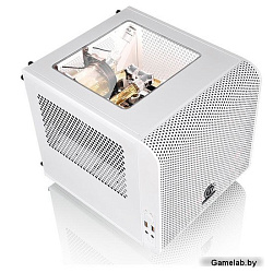 Корпус Thermaltake Core V1 Snow белый без БП miniITX 1x200mm 2xUSB3.0 audio bott PSU