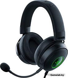 Наушники с микрофоном Razer Kraken V3 HyperSense черный 2м мониторные оголовье (RZ04-03770100-R3M1)