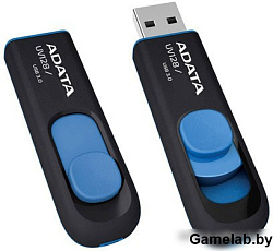 A-Data DashDrive UV128 Black/Blue 128GB (AUV128-128G-RBE)