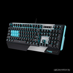 Клавиатура A4Tech Bloody B865 механическая серый/черный USB for gamer LED