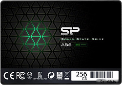 Твердотельный накопитель SSD 2.5" 256Gb Silicon Power A56 (SATA3,560/530MBs,3D TLC,Phison,7mm) (SP25