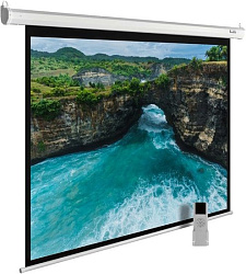 Экран Cactus 240x240см MotoExpert CS-PSME-240x240-WT 1:1 настенно-потолочный рулонный белый (моториз