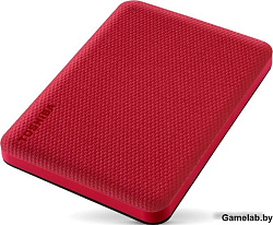 Жесткий диск Toshiba USB 3.0 1Tb HDTCA10ER3AA Canvio Advance 2.5" красный