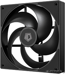 Вентилятор ID-Cooling AS-140-K 140x140x25mm черный 4-pin 14-30dB 200gr Ret