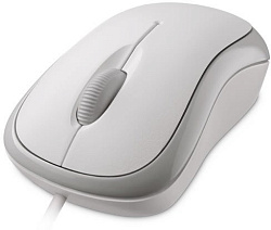 Мышь Microsoft Basic Mouse, PS2/USB, White [For Business] (4YH-00008)