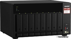 Сетевое хранилище NAS Qnap TS-873A-8G 8-bay настольный Ryzen V1500B
