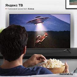 Телевизор LED Starwind 43" SW-LED43UG403 Яндекс.ТВ Frameless черный 4K Ultra HD 60Hz DVB-T DVB-T2 DV