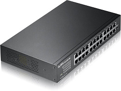 Коммутатор Zyxel GS1100-24E, 24xGE, rack 19", бесшумный