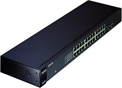 Коммутатор Zyxel GS1100-24-EU0103F 24G 2SFP неуправляемый