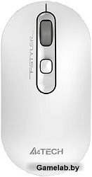 Мышь A4Tech Fstyler FG20 белый оптическая (2000dpi) беспроводная USB для ноутбука (4but)