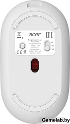 Мышь Acer OMR301 белый оптическая 1600dpi беспров. BT/Radio USB 4but (ZL.MCECC.01U)