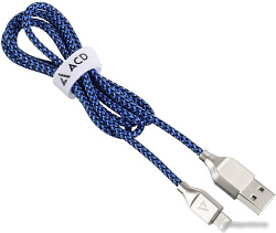 ACD Кабели USB ACD USB кабель ACD-Titan Lightning ; USB-A Нейлон, 1м, сине-черный (ACD-U927-P5L)